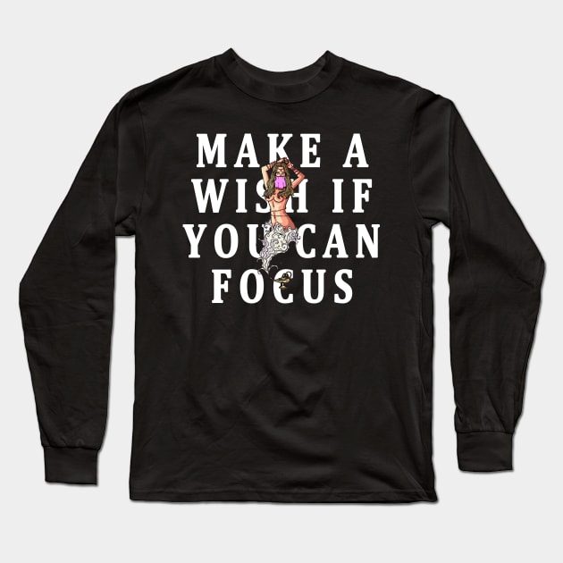 MAKE A WISH Long Sleeve T-Shirt by candaten